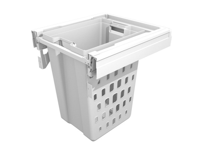 Kôš na prádlo - 500mm, 1x50L, H506, bez výsuvu, biela Kôš na prádlo - 500mm, 1x50L, H506, bez výsuvu, biela