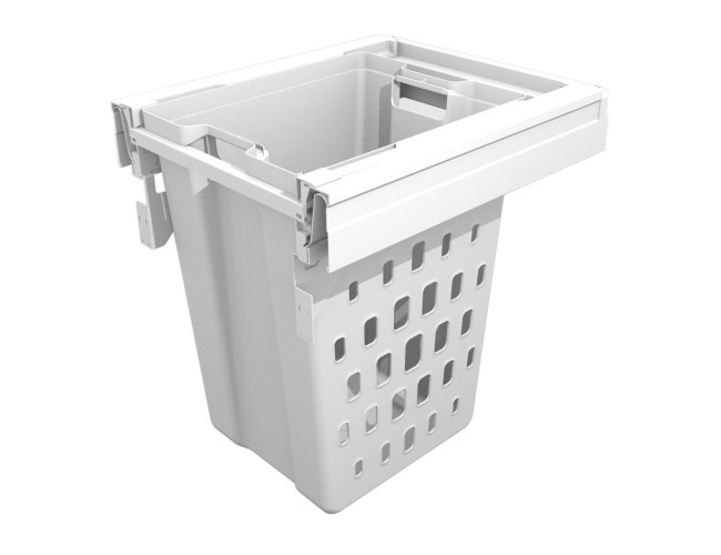 Kôš na prádlo - 450mm, 1x50L, H506, bez výsuvu, biela Kôš na prádlo - 450mm, 1x50L, H506, bez výsuvu, biela