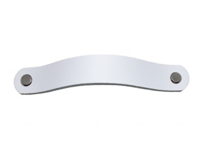 Siro úchytka 104952-128mm, koža, biela Siro úchytka 104952-128mm, koža, biela