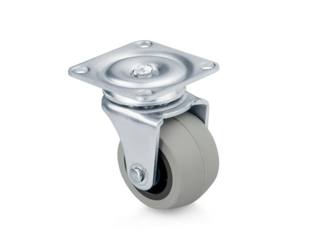Nábytkové koliesko otočné, guma, 40mm Nábytkové koliesko otočné, guma, 40mm