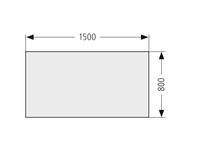 Stolová doska 1500x800mm