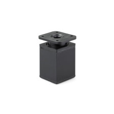 Nábytková noha DN-027 H-060 matná čierna, PVC Nábytková noha DN-027 H-060 matná čierna, PVC