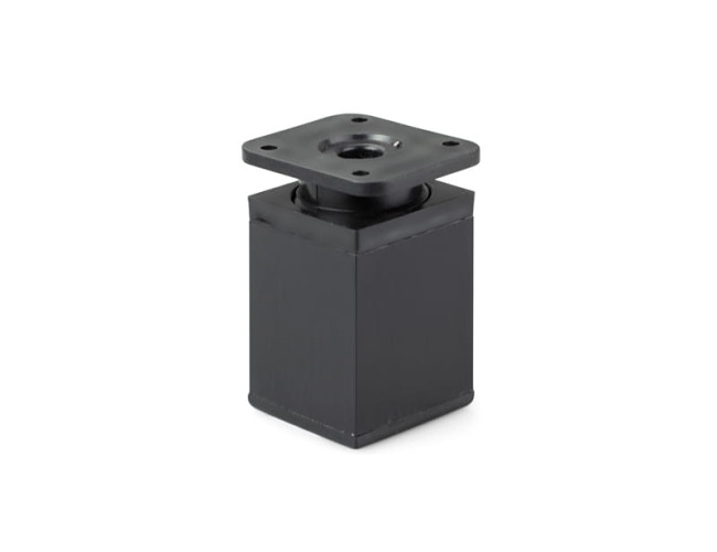 Nábytková noha DN-027 H-060 matná čierna, PVC Nábytková noha DN-027 H-060 matná čierna, PVC