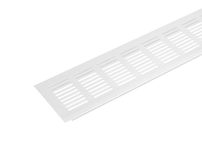 Vetracia mriežka na nábytok KR-445, 800x80mm, biela Vetracia mriežka na nábytok KR-445, 800x80mm, biela