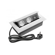 elektrická 2 zásuvka+2x USB port AE-PBU2GU elektrická 2 zásuvka+2x USB port AE-PBU2GU