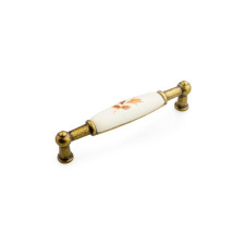 Úchytka UM-098/96mm zlatá-porcelán ovos Úchytka UM-098/96mm zlatá-porcelán ovos