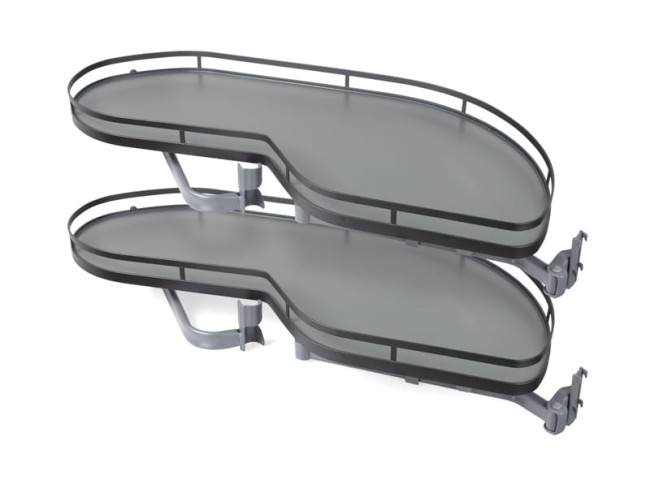 Suplimo rohový výsuv 1000mm, antracit, pravá strana