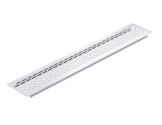 Vetracia mriežka na nábytok 480x80mm, hliník Vetracia mriežka na nábytok 480x80mm, hliník