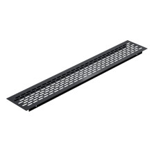 Vetracia mriežka 480x80mm, čierna Vetracia mriežka 480x80mm, čierna