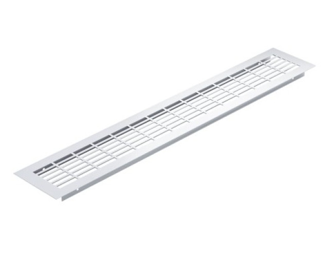Vetracia mriežka na nábytok KR-398, 480x80mm, hliník Vetracia mriežka na nábytok KR-398, 480x80mm, hliník