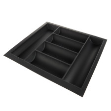Príborník do zásuvky 45 (372x474 mm), Globe softTouch, čierna Príborník do zásuvky 45 (372x474 mm), Globe softTouch, čierna