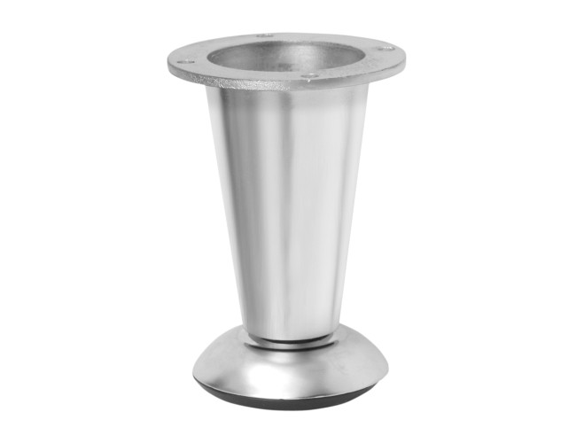 Nábytková noha GTV BD-780, V=107 mm, oceľ, hliník Nábytková noha GTV BD-780, V=107 mm, oceľ, hliník