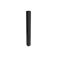 Štvorcová hliníková stolová noha s regulačnou nohou 60x60x710mm, čierna mat Štvorcová hliníková stolová noha s regulačnou nohou 60x60x710mm, čierna mat