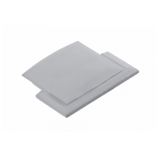 GLAX LED profilový uzáver čierny 