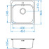 Drez ALVEUS BASIC 140 satin Drez ALVEUS BASIC 140 satin