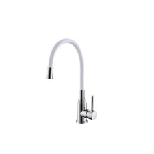 Kuchynská batéria ALVEUS MINTAS - 11 CHR Biela, flexi Kuchynská batéria ALVEUS MINTAS - 11 CHR Biela, flexi