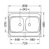 Drez ALVEUS CLASSIC 40 natur, hĺbka 125 mm Drez ALVEUS CLASSIC 40 natur, hĺbka 125 mm