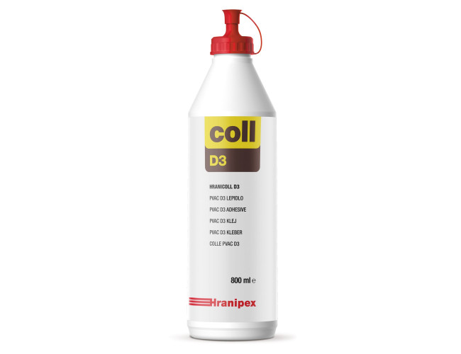 Lepidlo Hranicol D3 - disperzné lepidlo, 800ml Lepidlo Hranicol D3 - disperzné lepidlo, 800ml